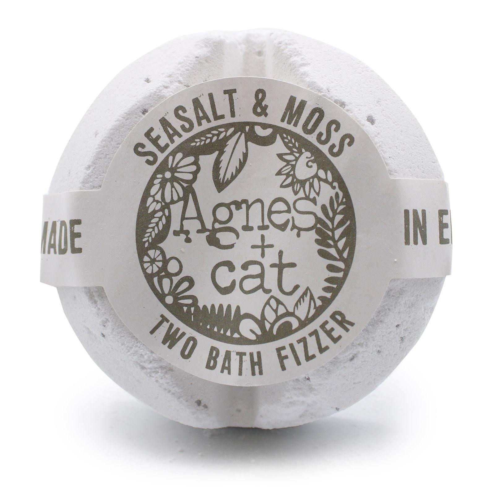 Agnes + Cat Bath Fizzer - Sea Salt and Moss - Luna Panther