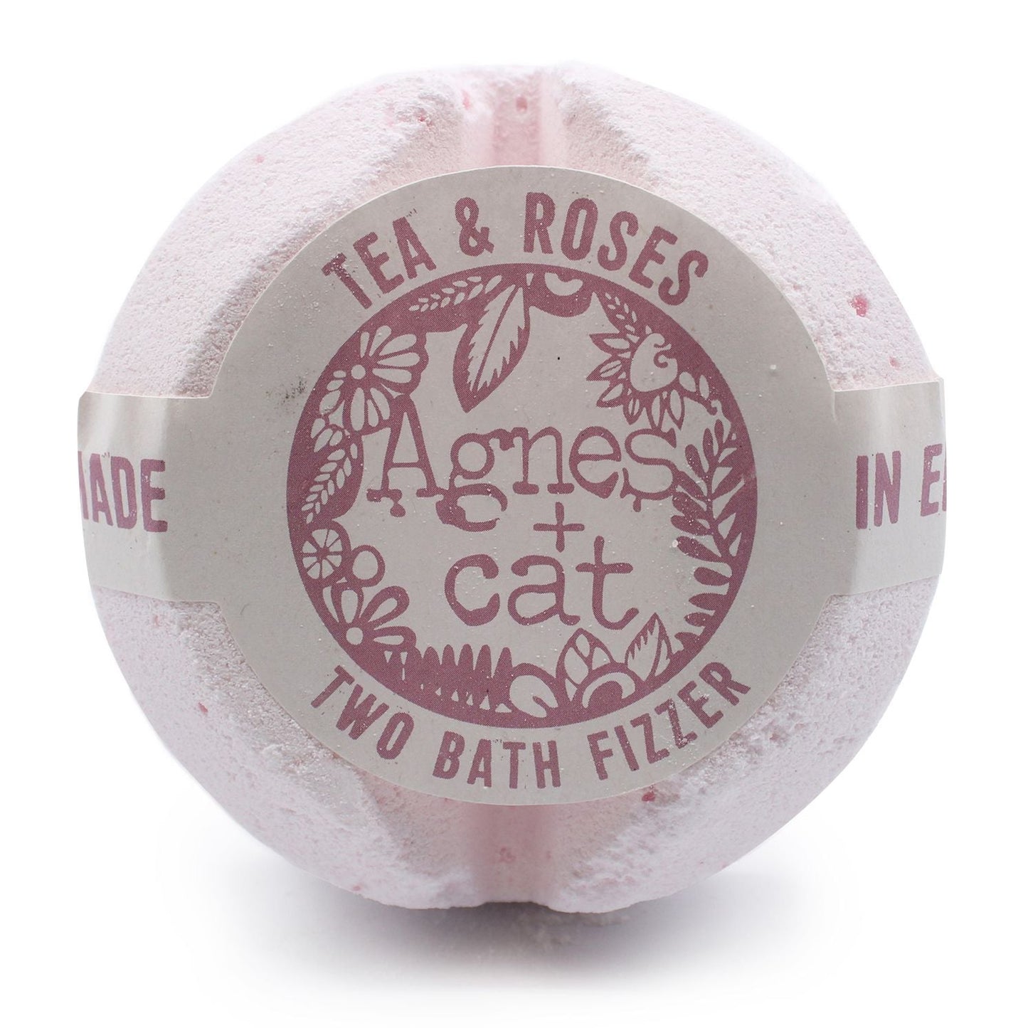 Agnes + Cat Bath Fizzer - Tea and Roses - Luna Panther