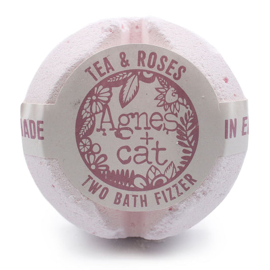 Agnes + Cat Bath Fizzer - Tea and Roses - Luna Panther alternate view