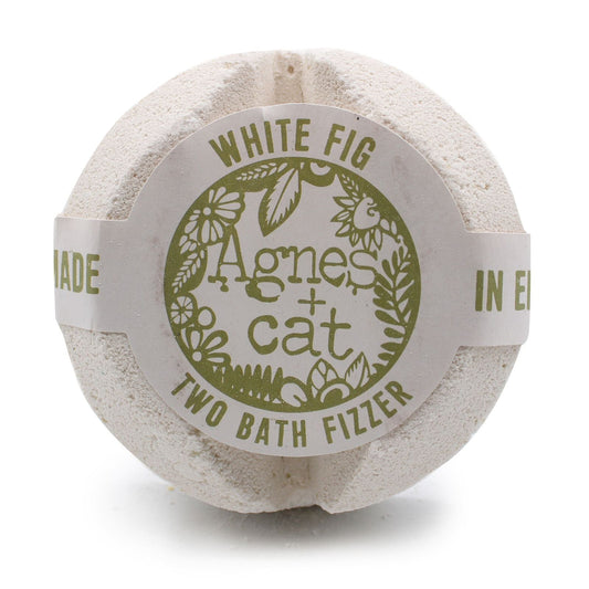 Agnes + Cat Bath Fizzer - White Fig - Luna Panther