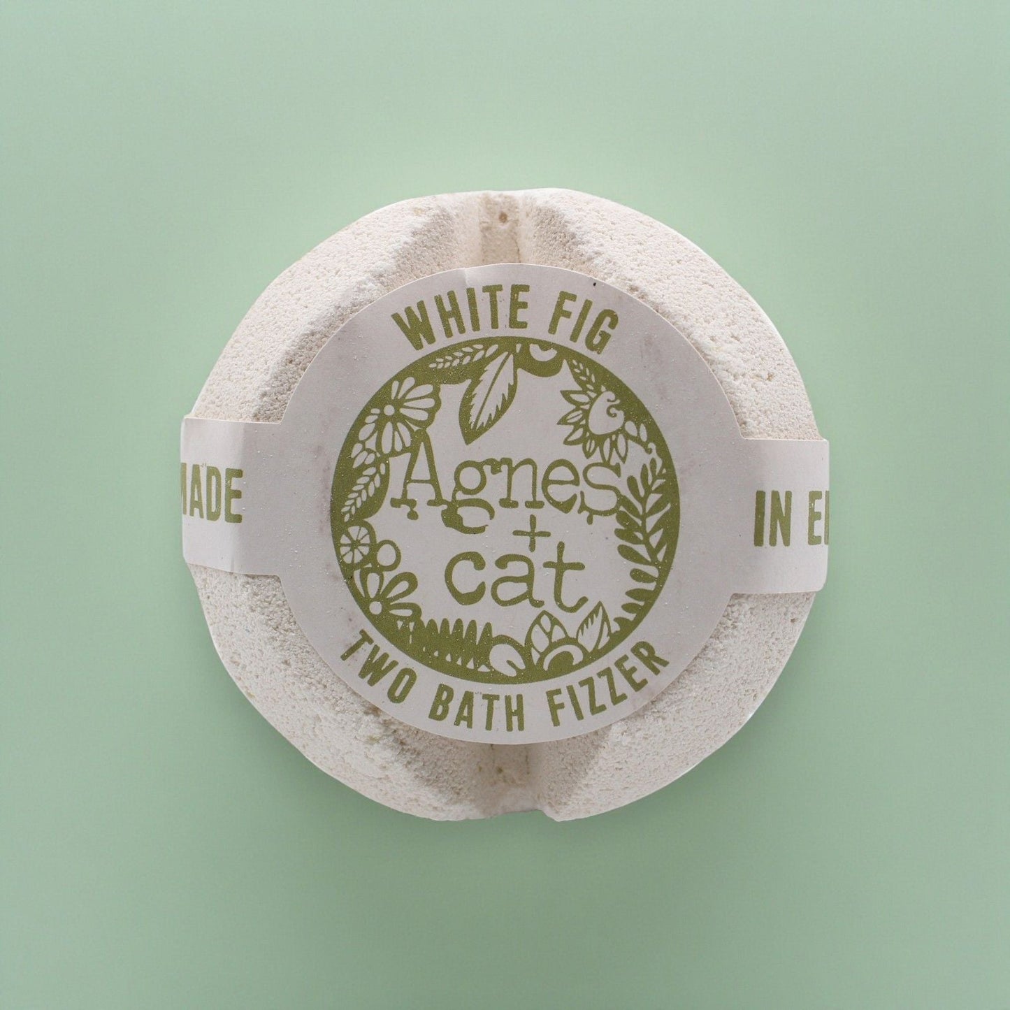 Agnes + Cat Bath Fizzer - White Fig - Luna Panther