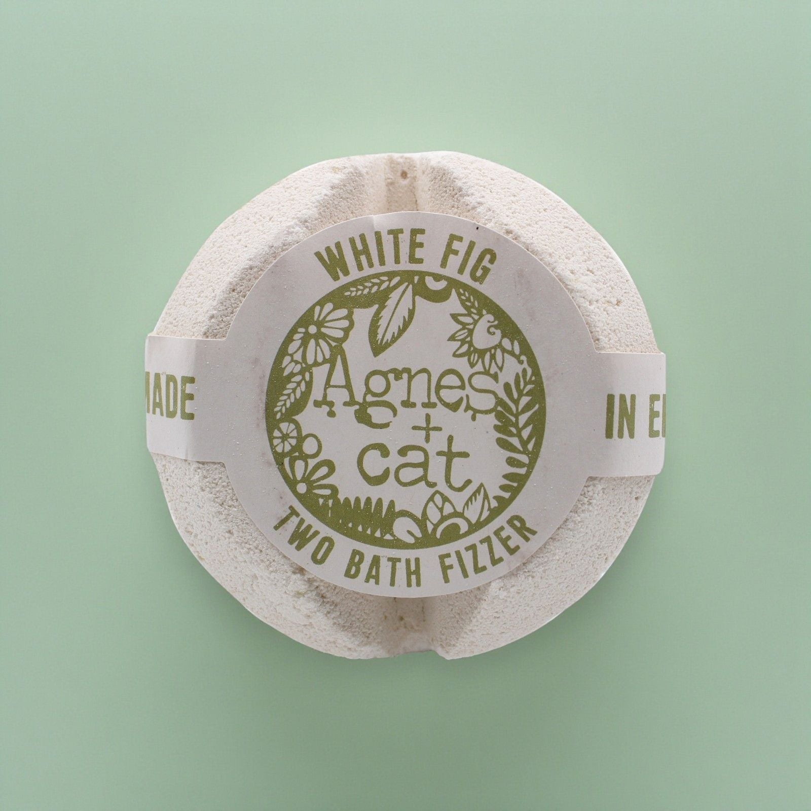 Agnes + Cat Bath Fizzer - White Fig - Luna Panther