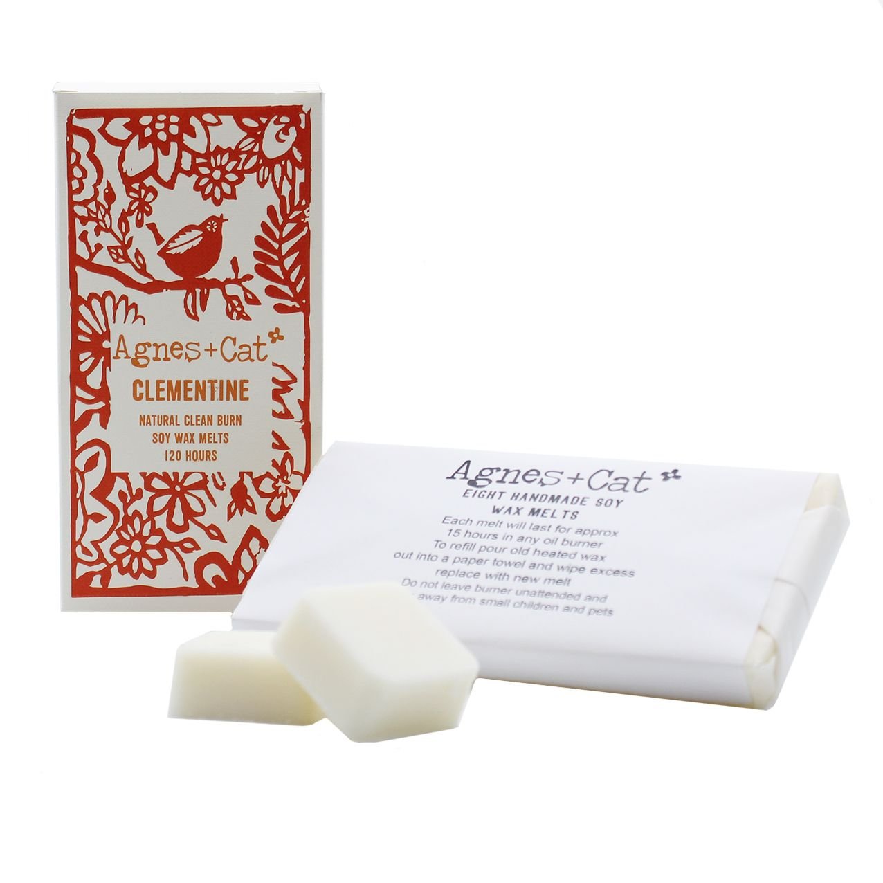 Agnes + Cat Box of 8 Wax Melts - Clementine - Luna Panther