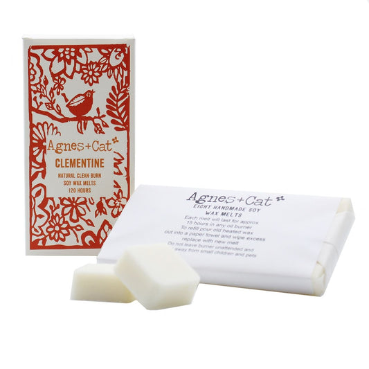 Agnes + Cat Box of 8 Wax Melts - Clementine - Luna Panther