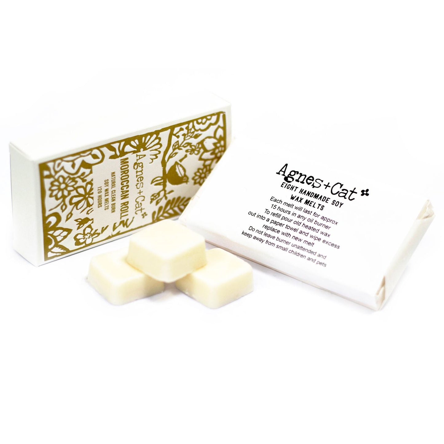 Agnes + Cat Box of 8 Wax Melts - Moroccan Roll - Luna Panther