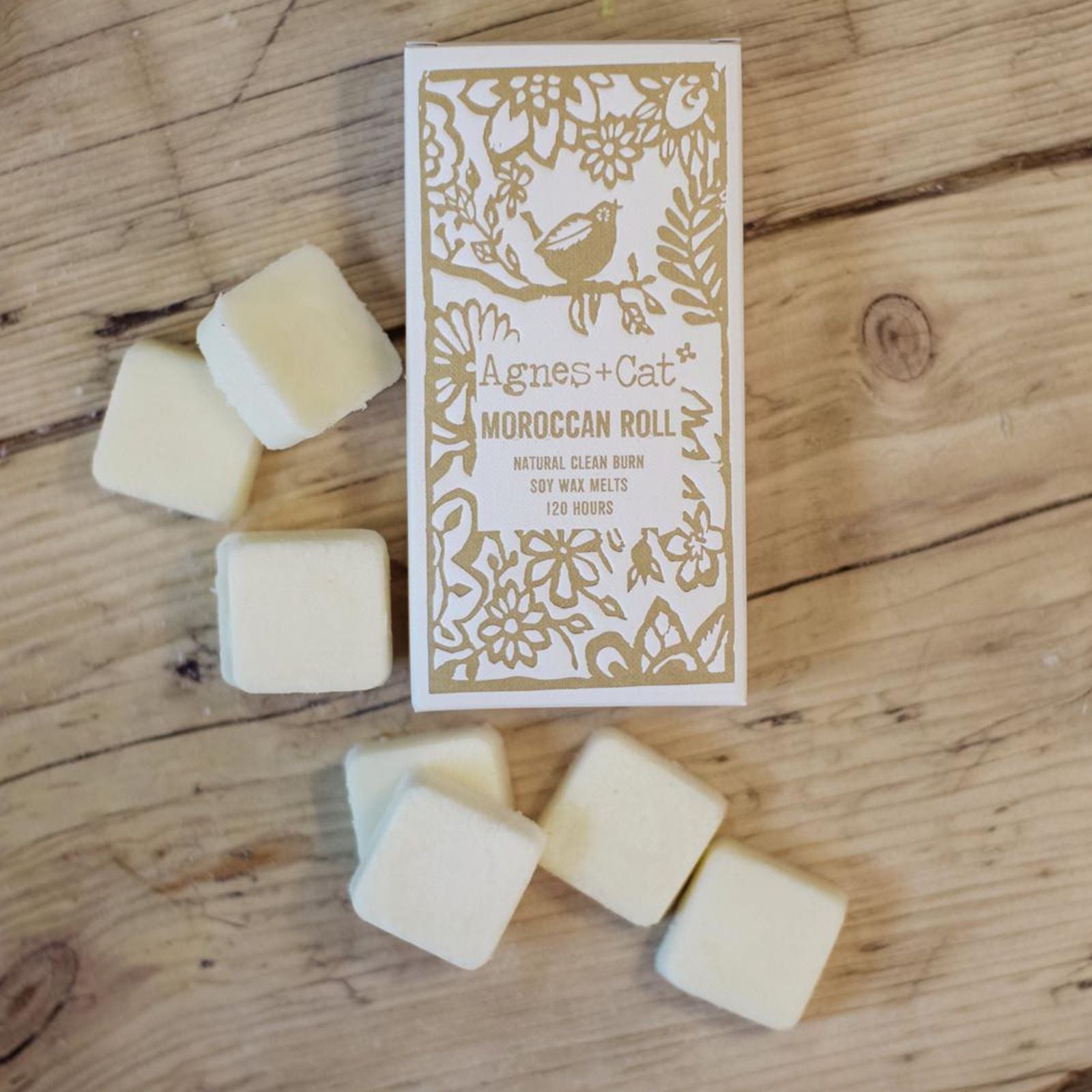 Agnes + Cat Box of 8 Wax Melts - Moroccan Roll - Luna Panther