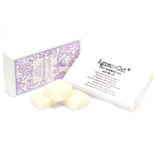 Agnes + Cat Box of 8 Wax Melts - Pressed Peonies - Luna Panther alternate view