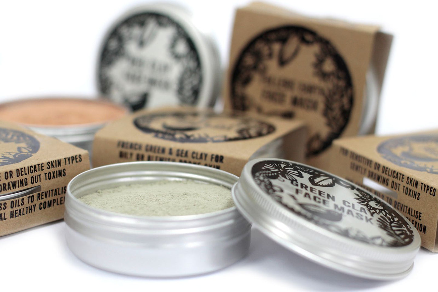 Agnes + Cat Green Clay Face Mask - Luna Panther