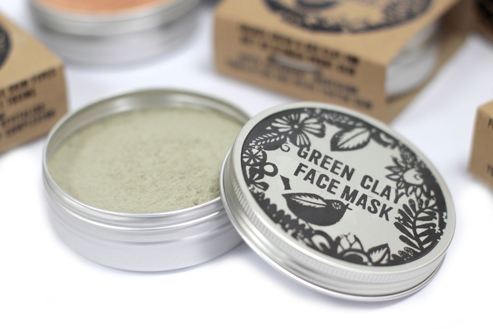 Agnes + Cat Green Clay Face Mask - Luna Panther