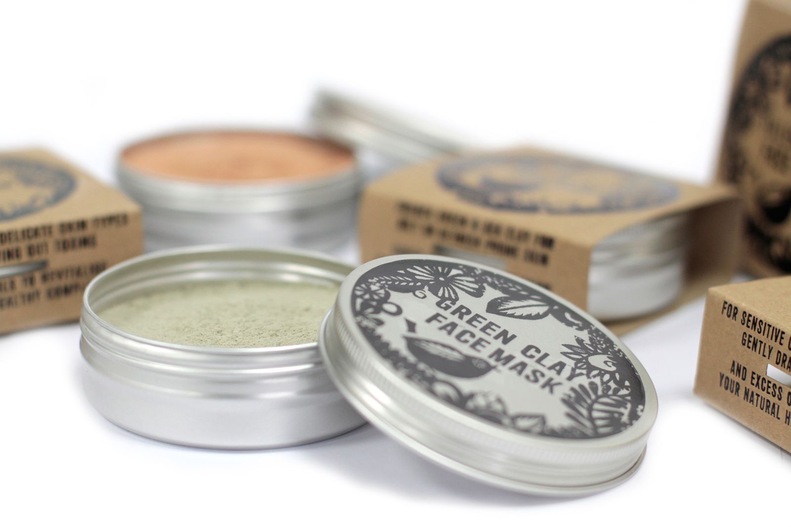 Agnes + Cat Green Clay Face Mask - Luna Panther