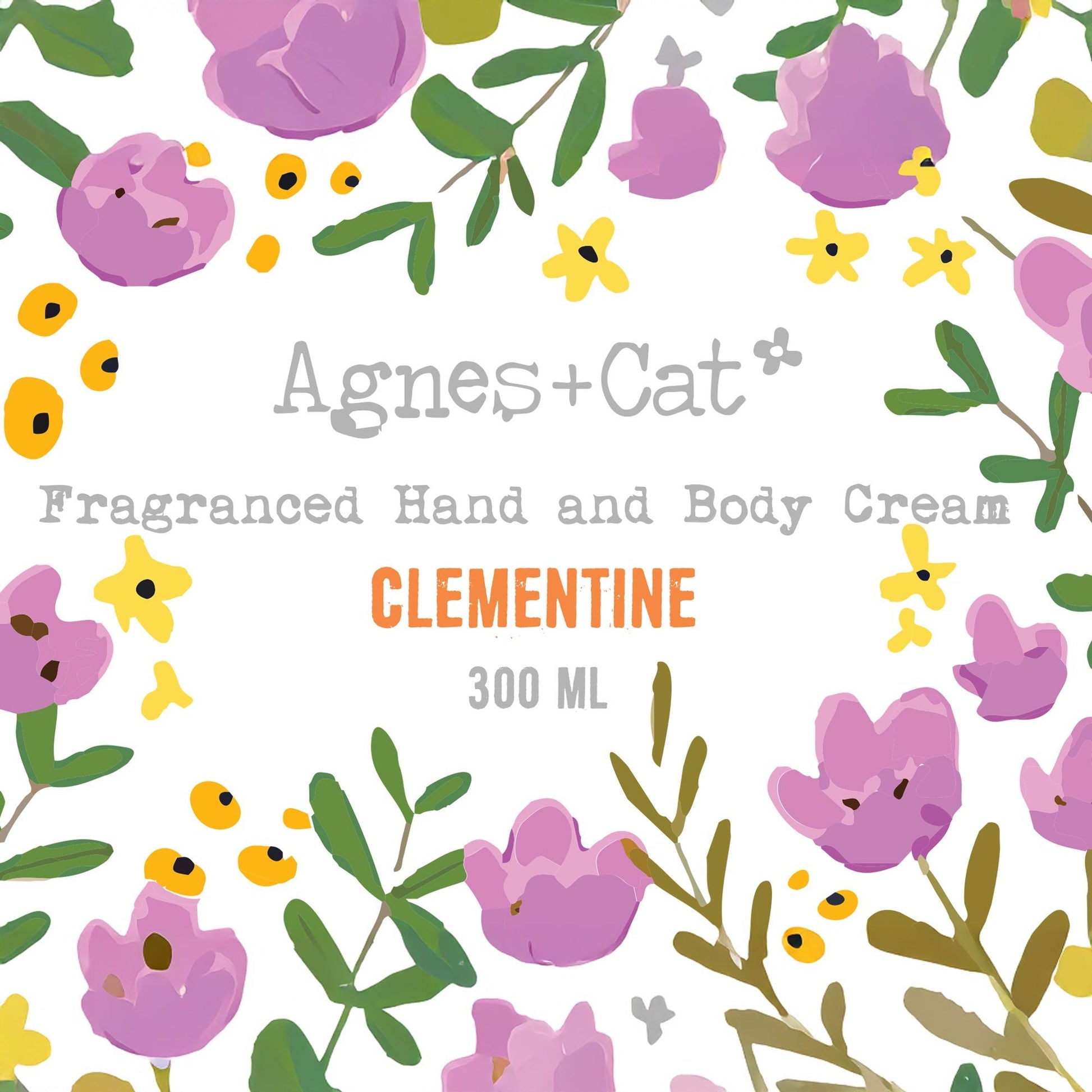 Agnes + Cat Hand & Body Cream - Clementine - Luna Panther