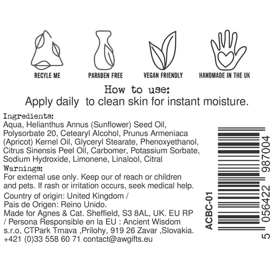 Agnes + Cat Hand & Body Cream - Clementine - Luna Panther alternate view