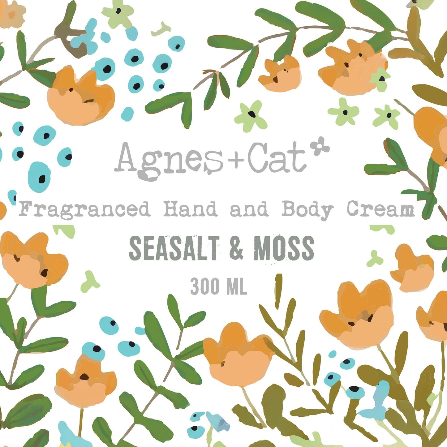 Agnes + Cat Hand & Body Cream - Sea Salt & Moss - Luna Panther