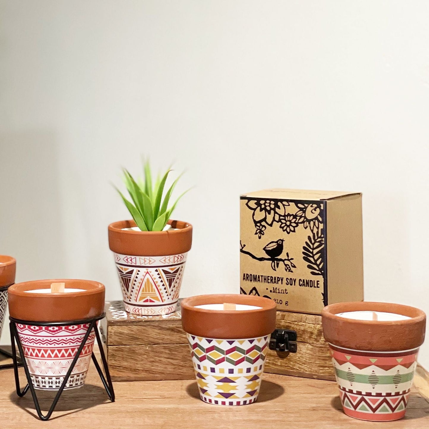Agnes + Cat Herb Garden Candles - Clove - Luna Panther