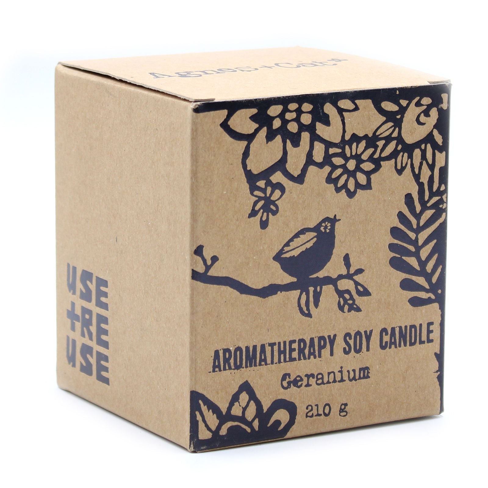 Agnes + Cat Herb Garden Candles - Geranium - Luna Panther