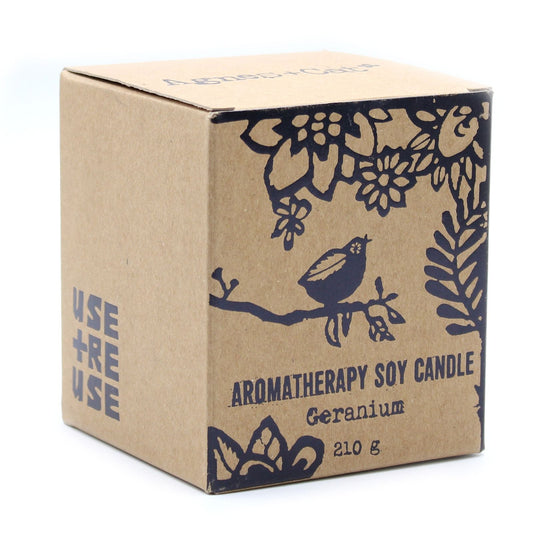 Agnes + Cat Herb Garden Candles - Geranium - Luna Panther alternate view