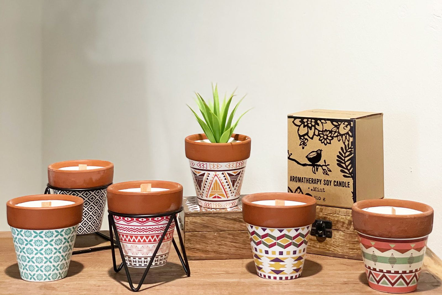 Agnes + Cat Herb Garden Candles - Rosemary - Luna Panther