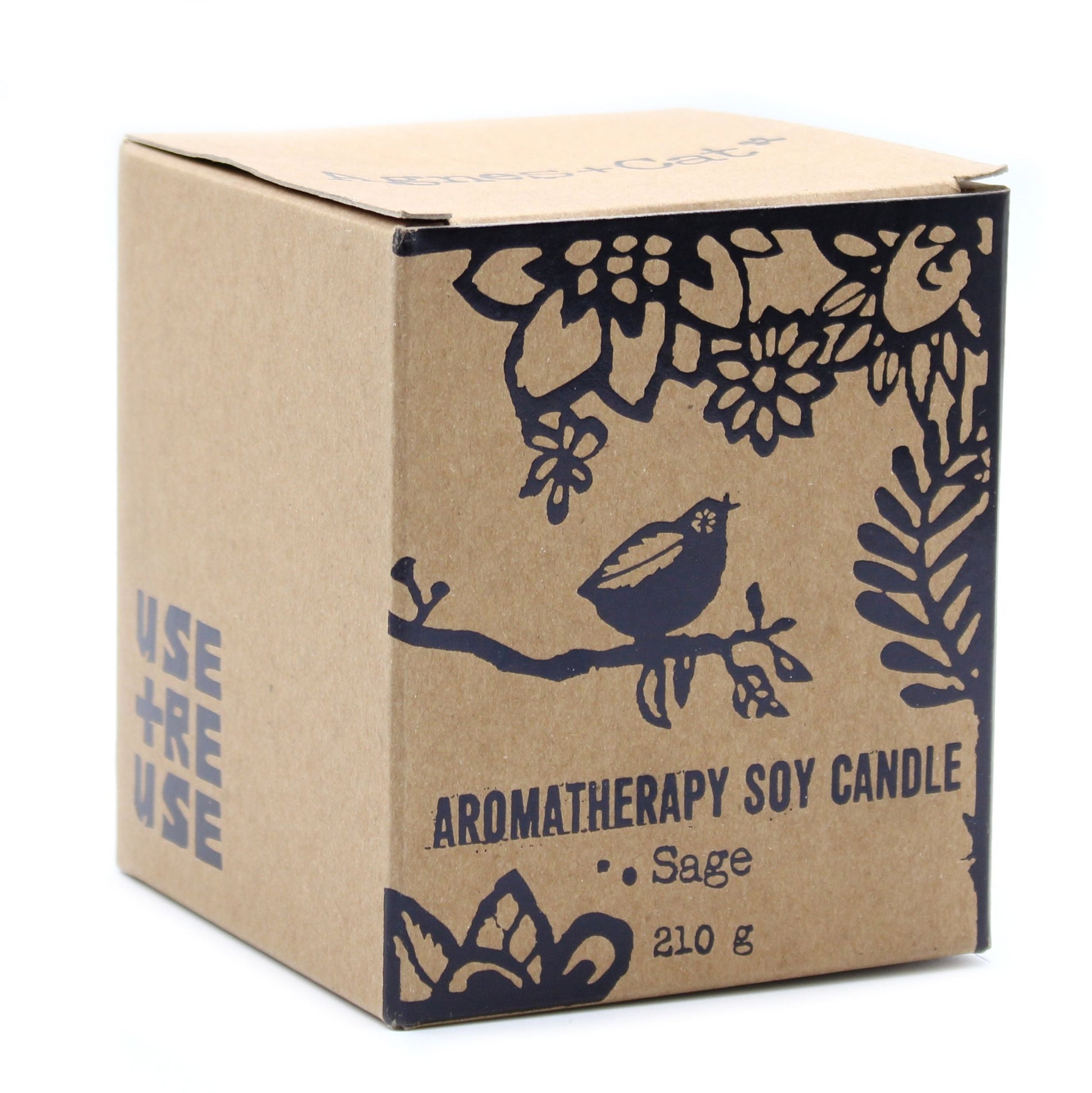 Agnes + Cat Herb Garden Candles - Sage - Luna Panther