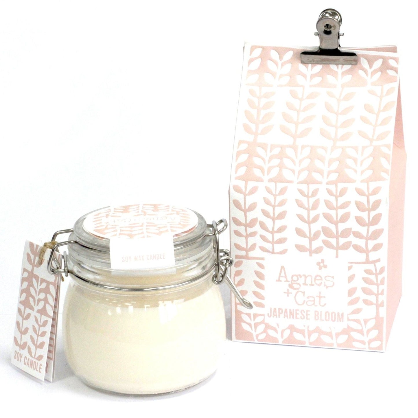 Agnes + Cat Kilner Jar Candle - Japanese Bloom - Luna Panther