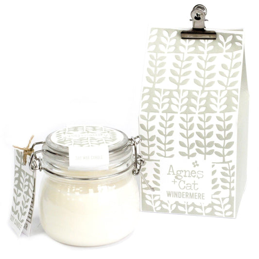 Agnes + Cat Kilner Jar Candle - Windermere - Luna Panther