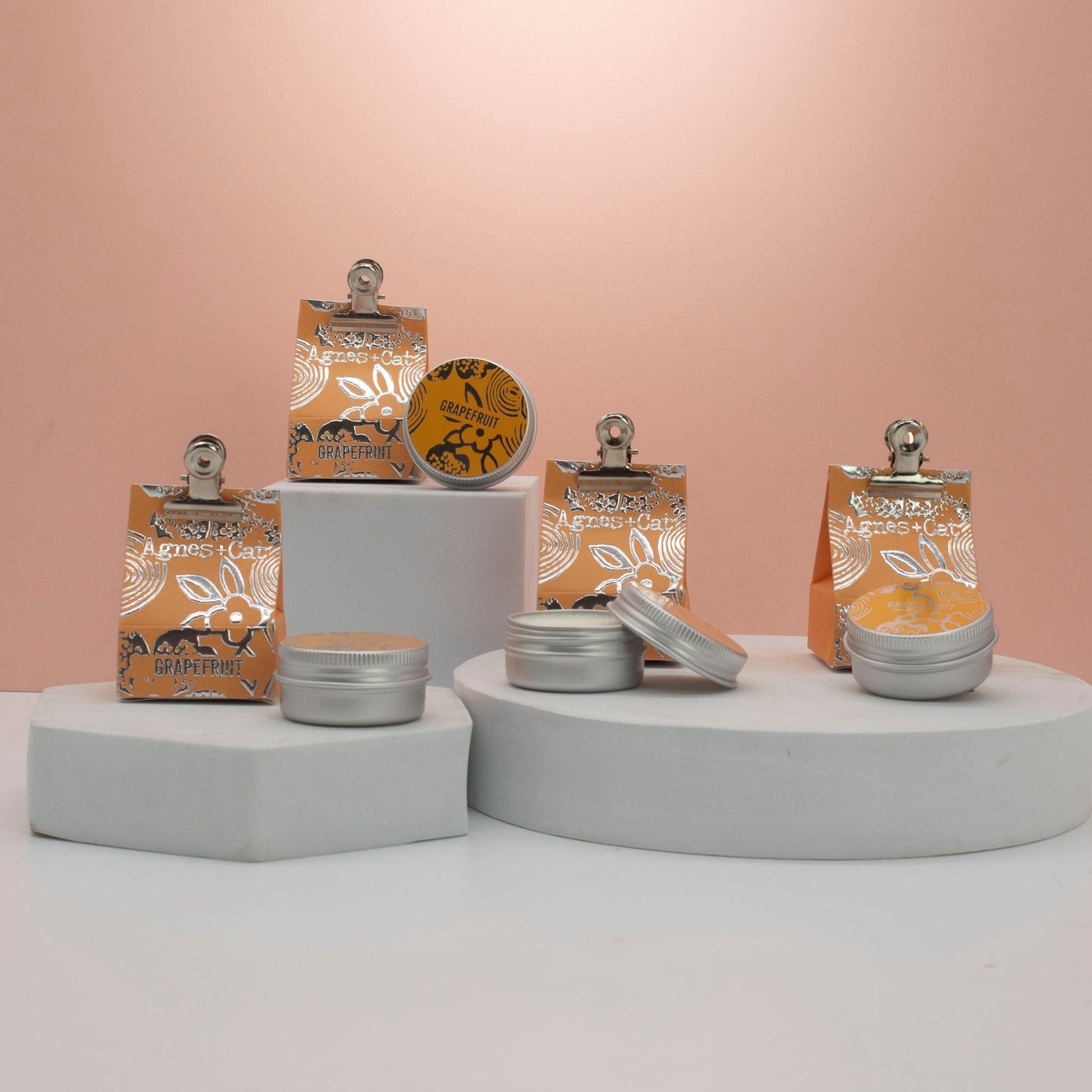 Agnes + Cat Lip Balm - Grapefruit - Luna Panther