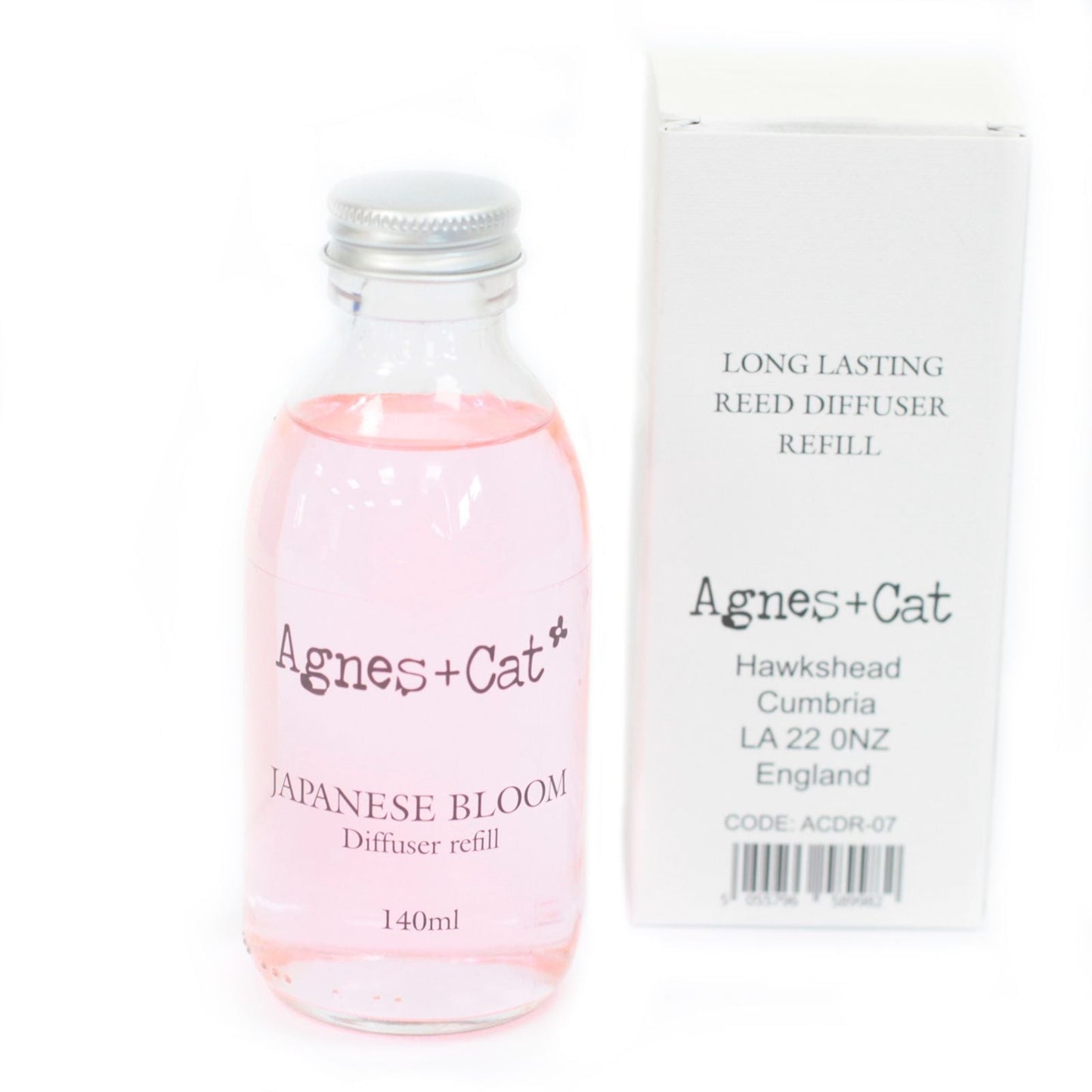 Agnes + Cat Reed Diffuser Refill - Japanese Bloom 150ml - Luna Panther