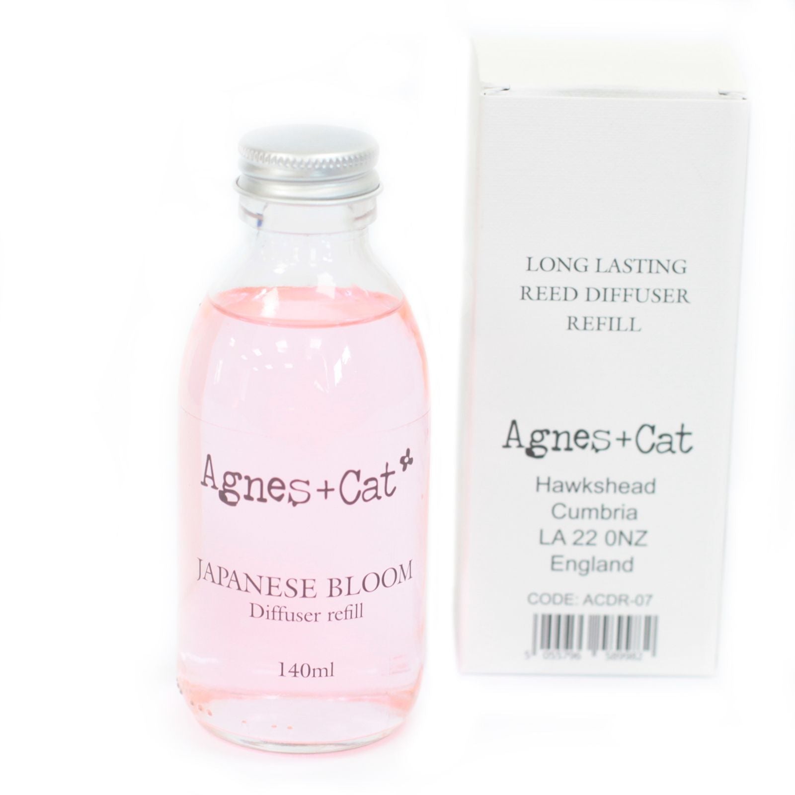 Agnes + Cat Reed Diffuser Refill - Japanese Bloom 150ml - Luna Panther