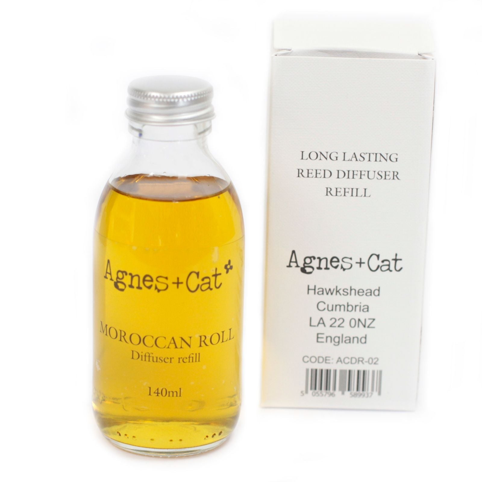 Agnes + Cat Reed Diffuser Refill - Moroccan Roll 150ml - Luna Panther