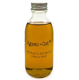 Agnes + Cat Reed Diffuser Refill - Moroccan Roll 150ml - Luna Panther