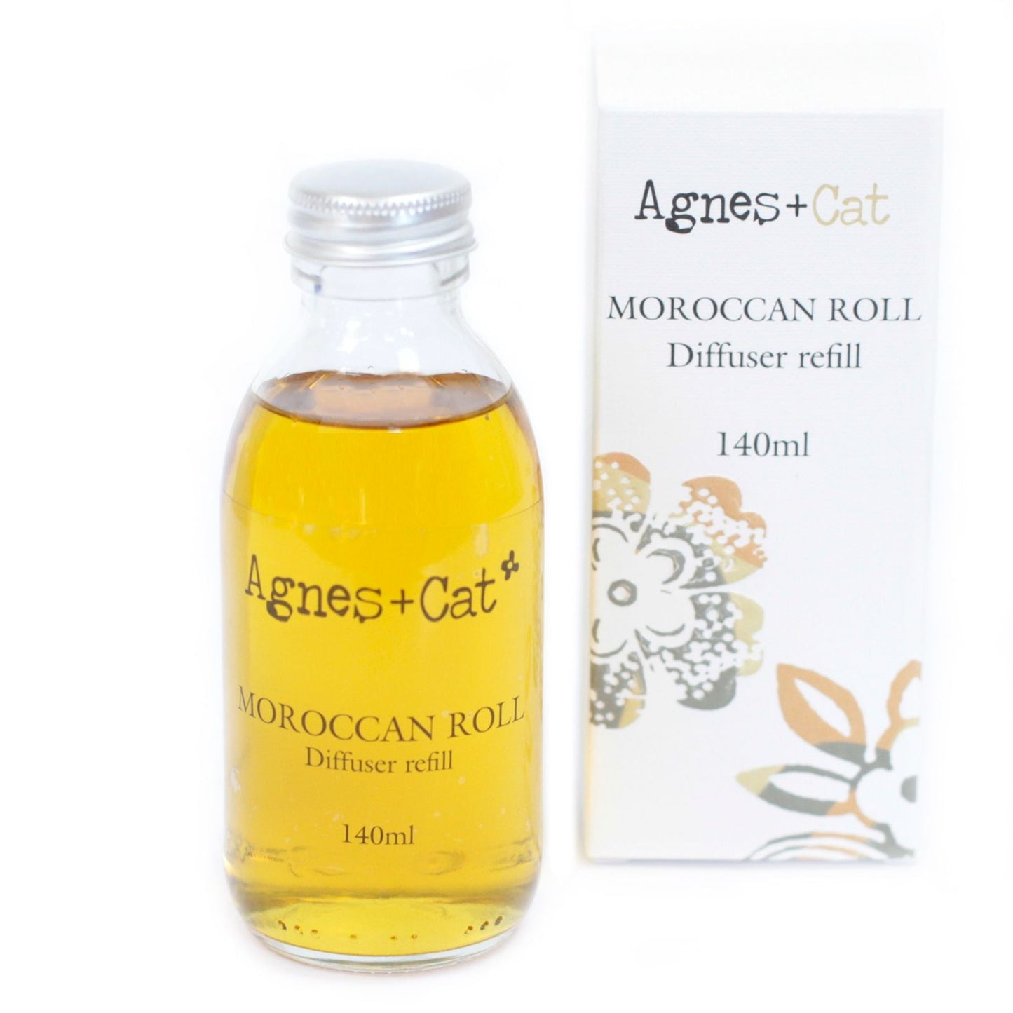 Agnes + Cat Reed Diffuser Refill - Moroccan Roll 150ml - Luna Panther