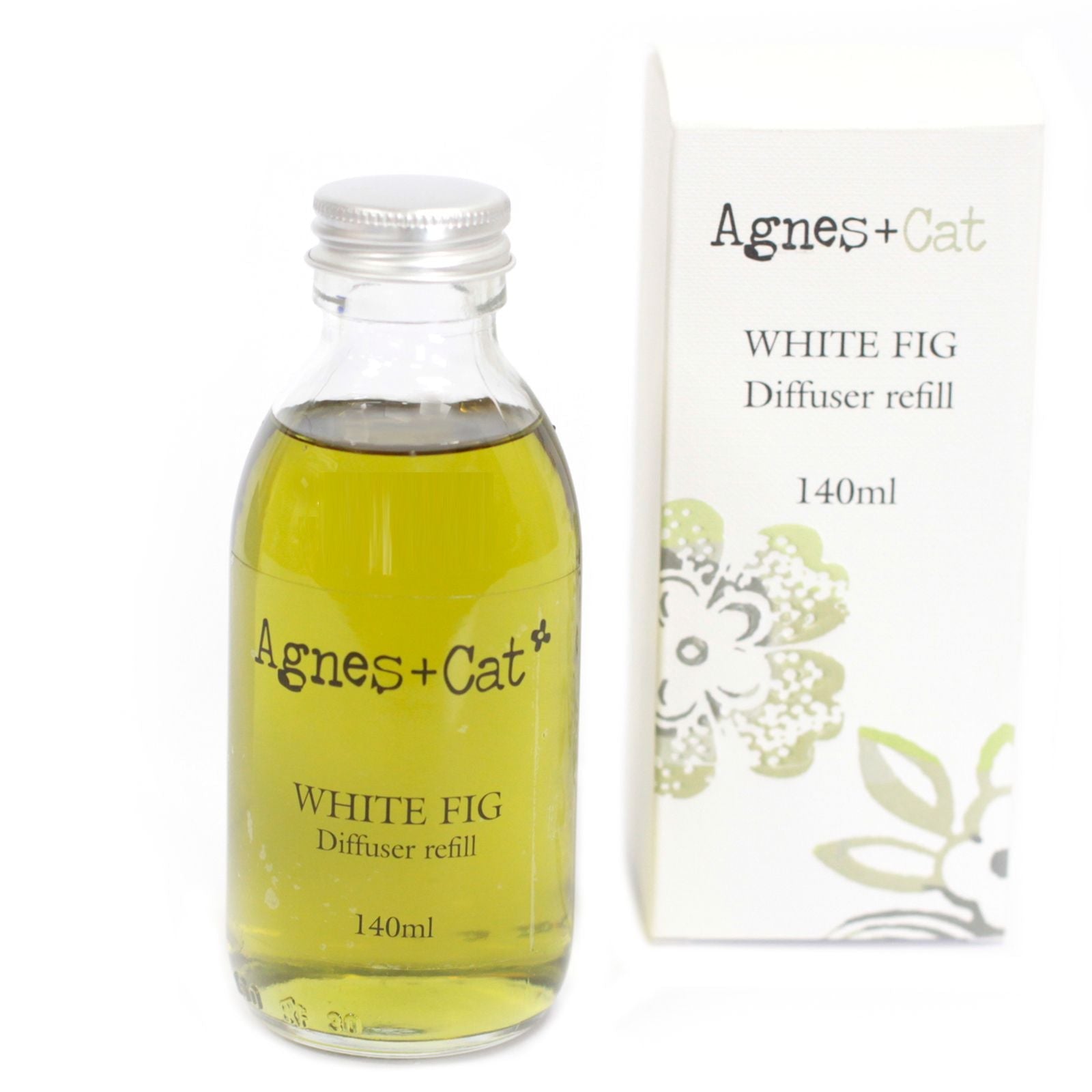 Agnes + Cat Reed Diffuser Refill - White Fig 150ml - Luna Panther