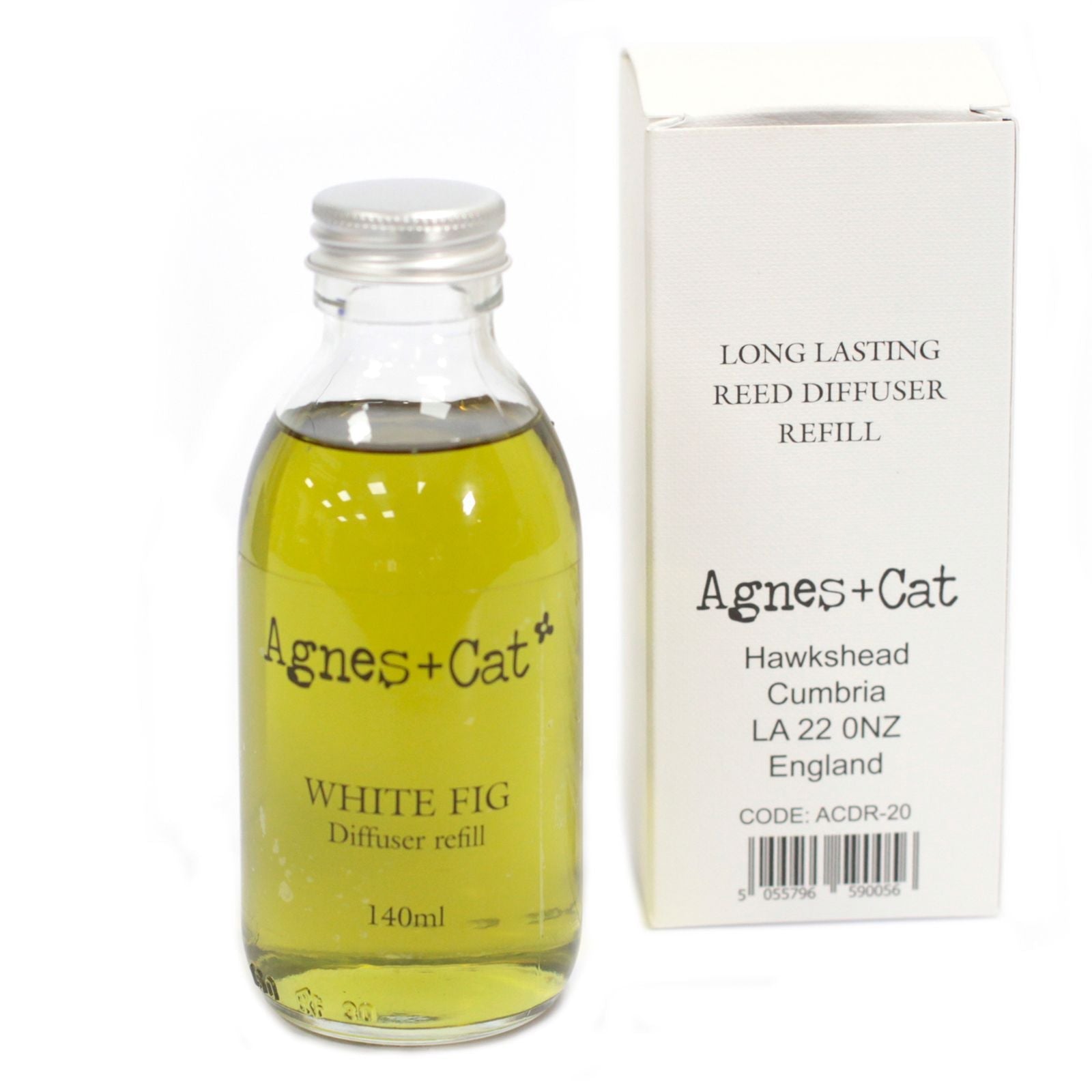 Agnes + Cat Reed Diffuser Refill - White Fig 150ml - Luna Panther