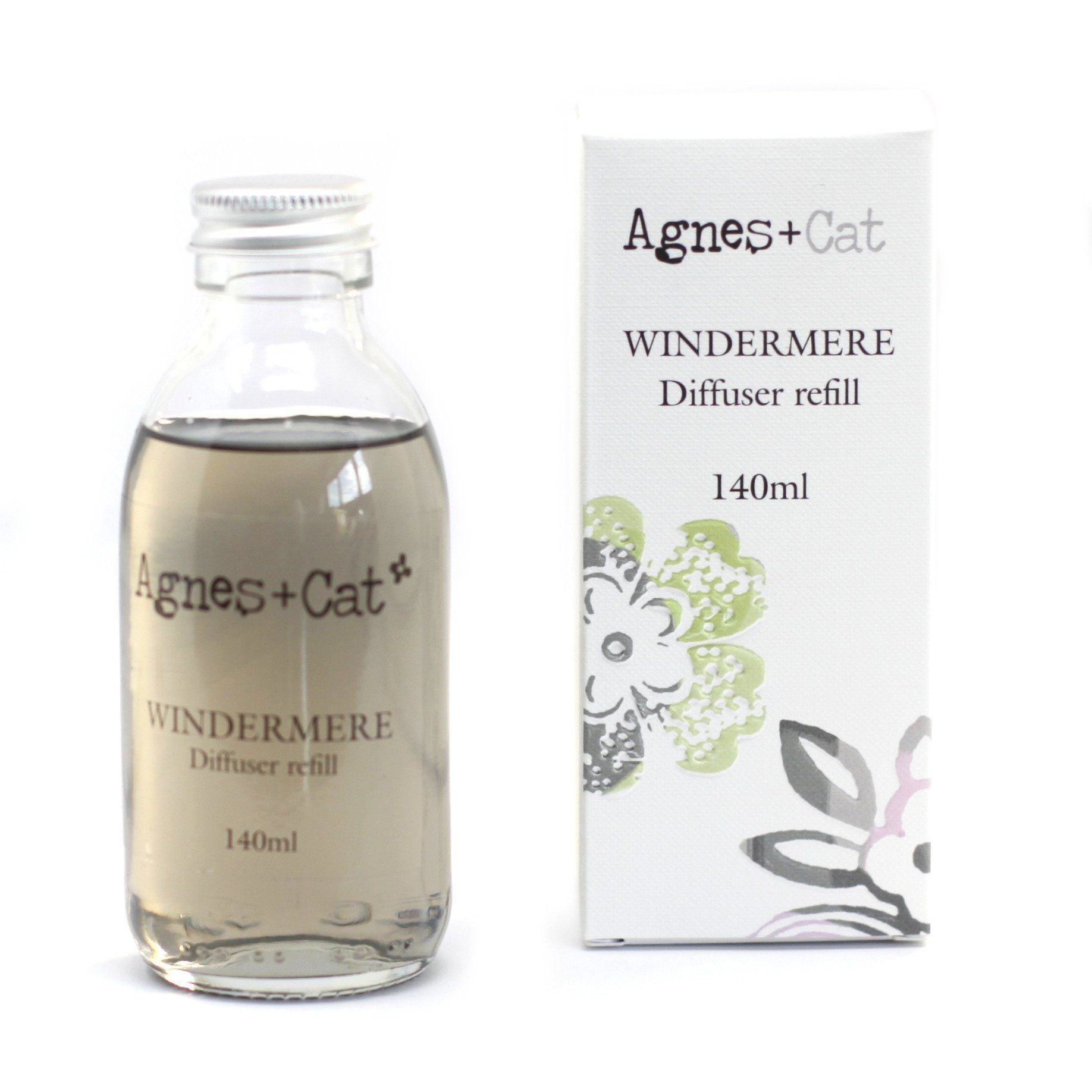 Agnes + Cat Reed Diffuser Refill - Windermere 150ml - Luna Panther