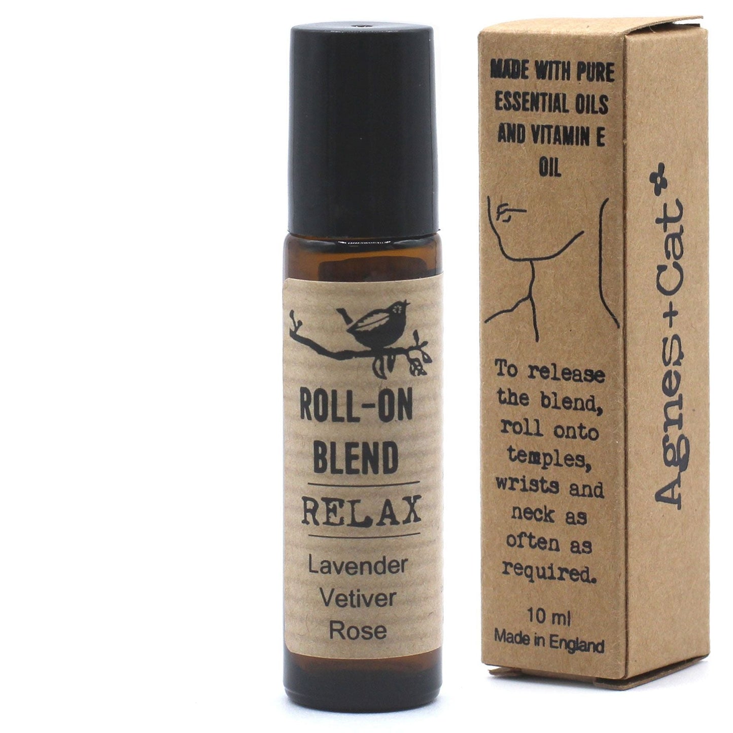 Agnes + Cat Roll On Essential Oil Blend - RELAX - Luna Panther