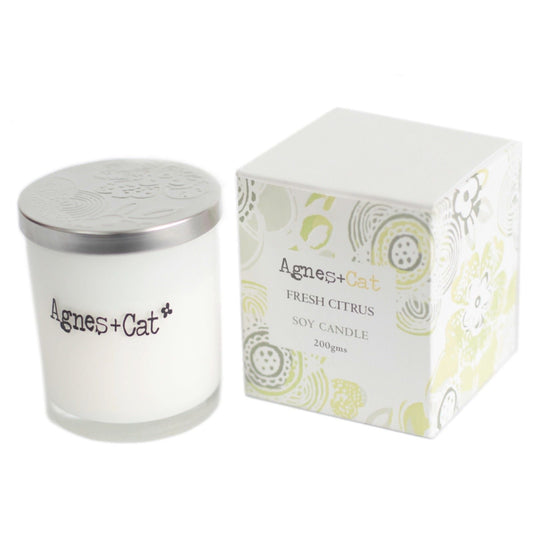 Agnes + Cat Votive Candle - Fresh Citrus - Luna Panther alternate view