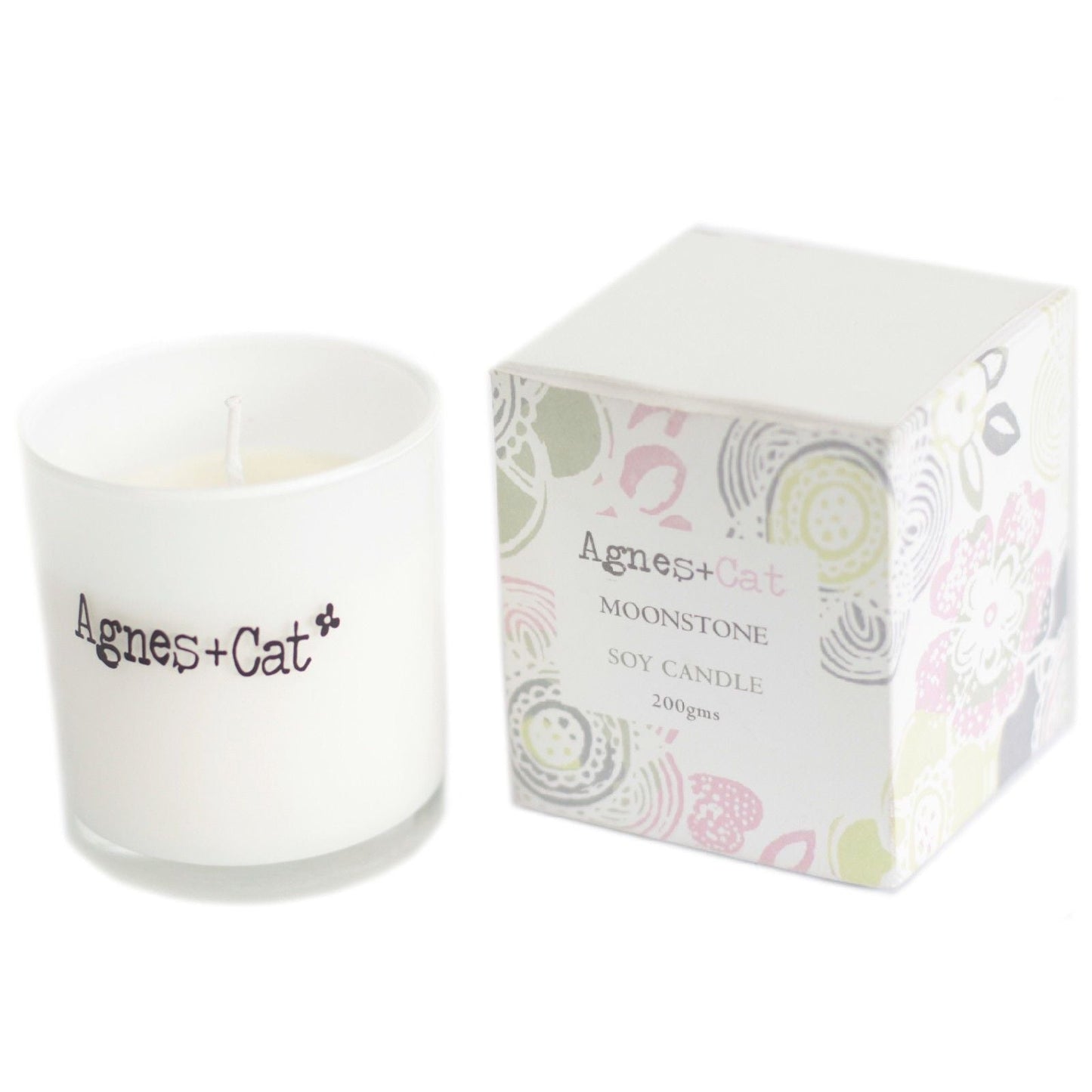 Agnes + Cat Votive Candle - Moonstone - Luna Panther