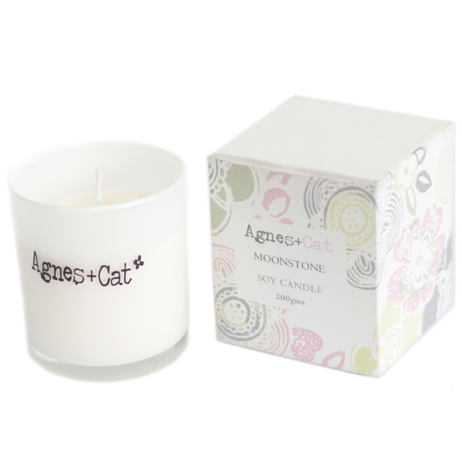 Agnes + Cat Votive Candle - Moonstone - Luna Panther