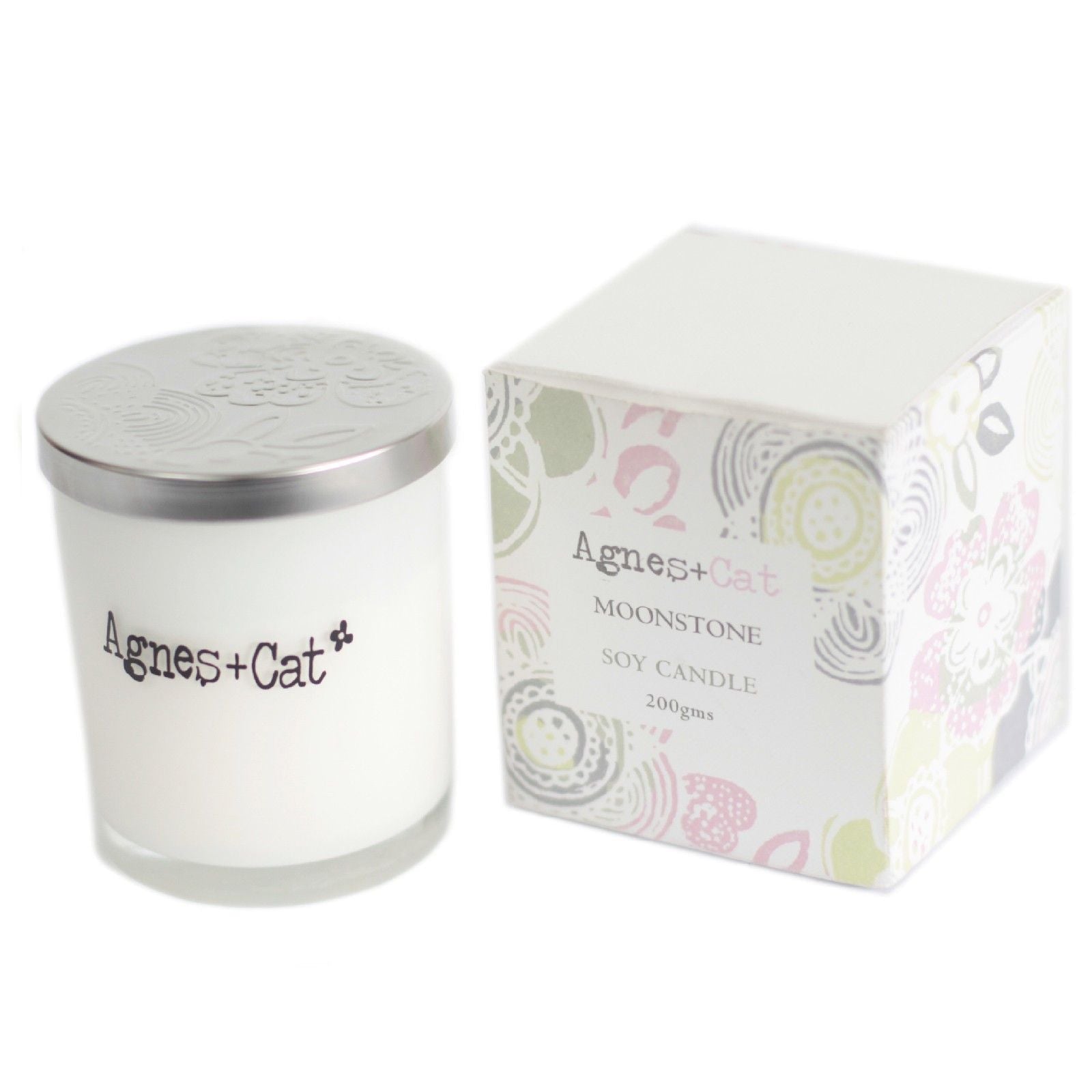 Agnes + Cat Votive Candle - Moonstone - Luna Panther