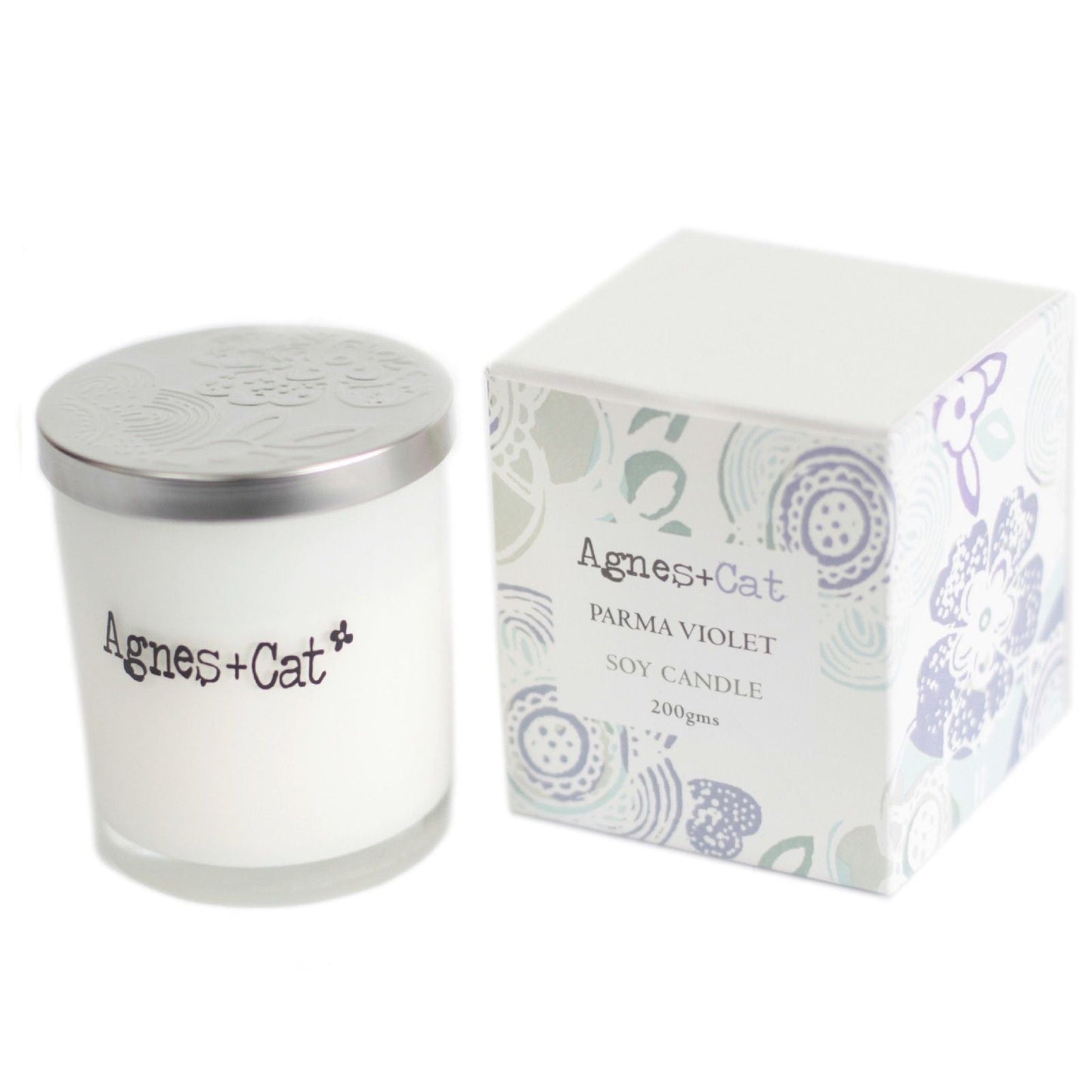 Agnes + Cat Votive Candle - Parma Violet - Luna Panther