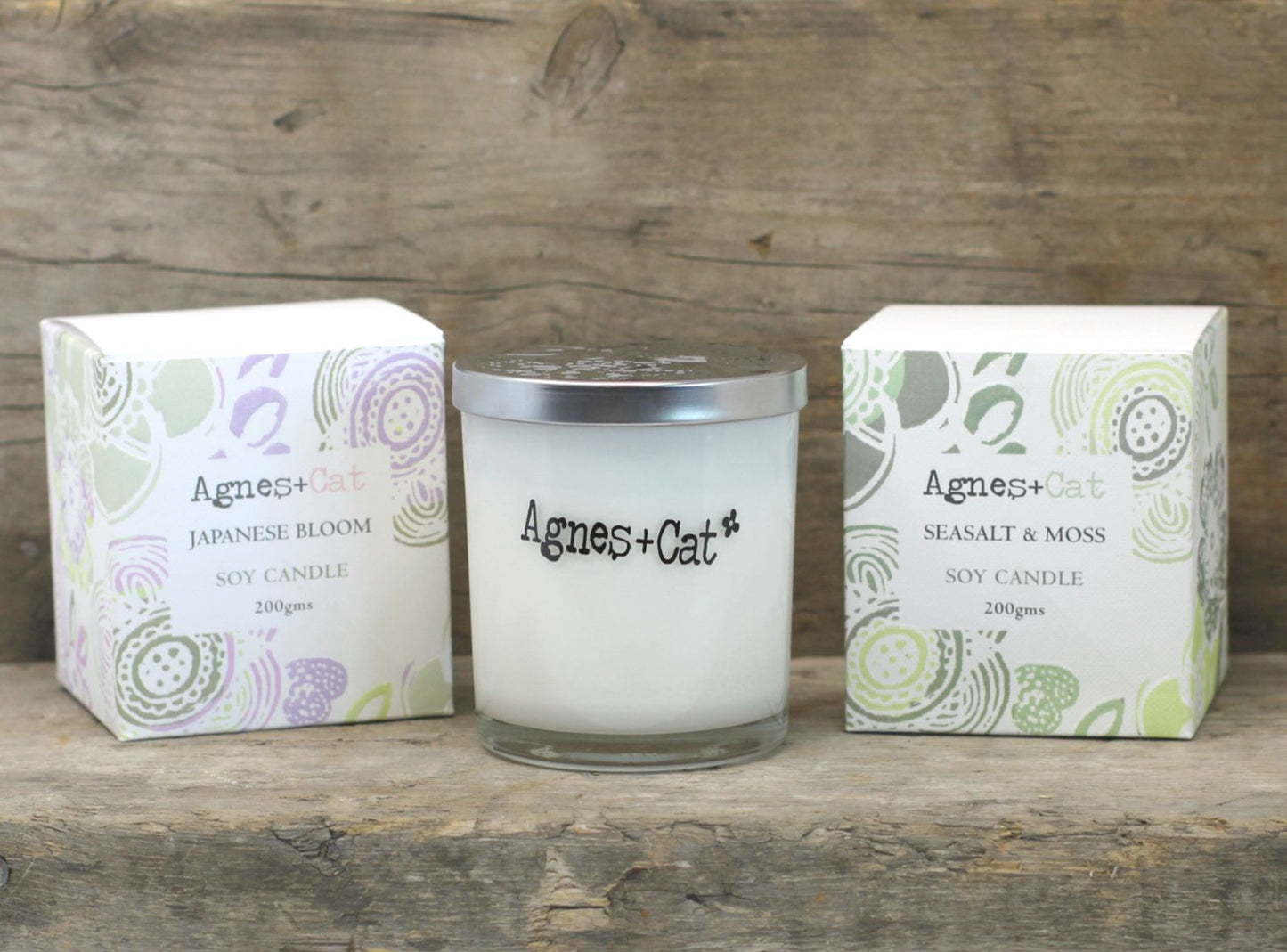 Agnes + Cat Votive Candle - Tea and Roses - Luna Panther