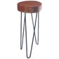 Albasia Wood Plant Stand - Terracotta & black detail - Luna Panther