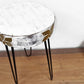 Albasia Wood Plant Stand - Whitewash - Luna Panther