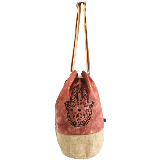 All Natural Backpack - Terracotta Stonewash - Hamsa - Luna Panther alternate view