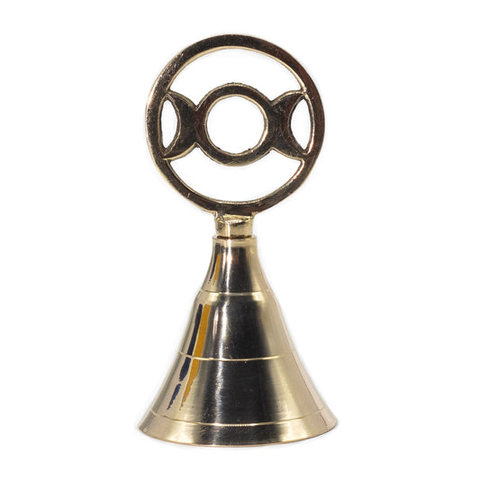 Altar Brass Bell - Three Moon - Luna Panther