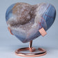 Amethyst Agate Druzy Heart 250g - Luna Panther
