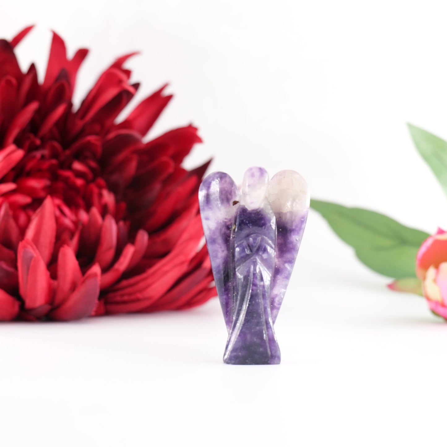 Polished Amethyst Angel 55mm featuring rich purple colour and natural clarity - Luna Panther