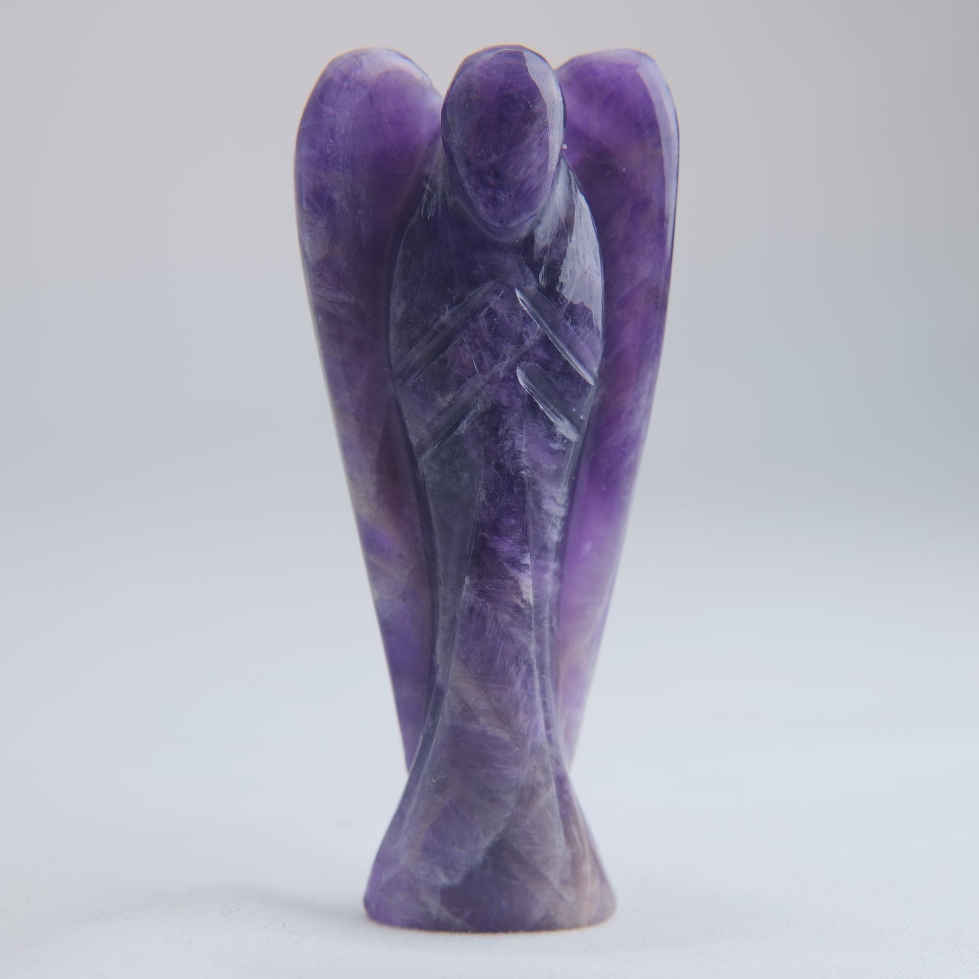 Amethyst Angel Carving 58g 80mm - Luna Panther