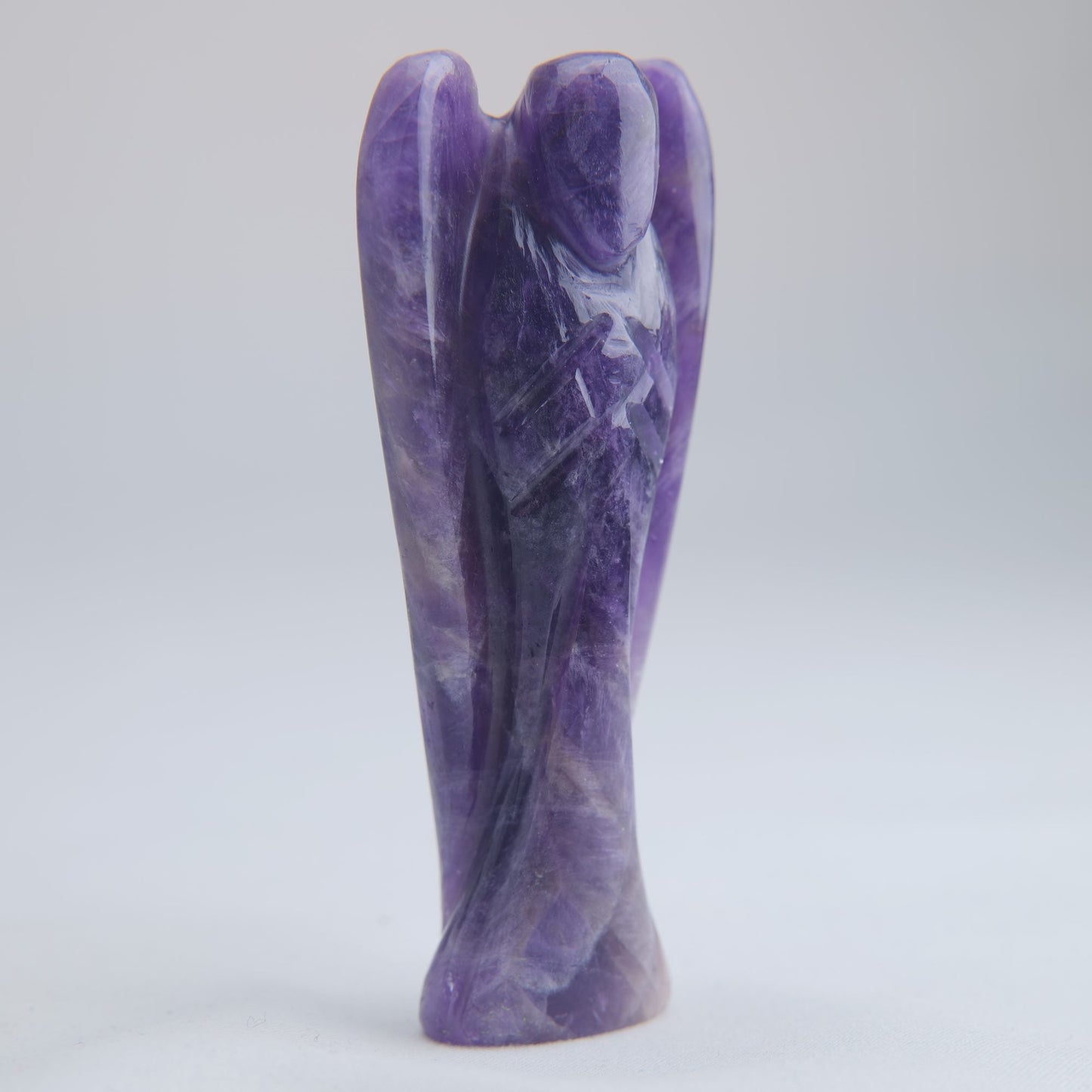 Amethyst Angel Carving 58g 80mm - Luna Panther