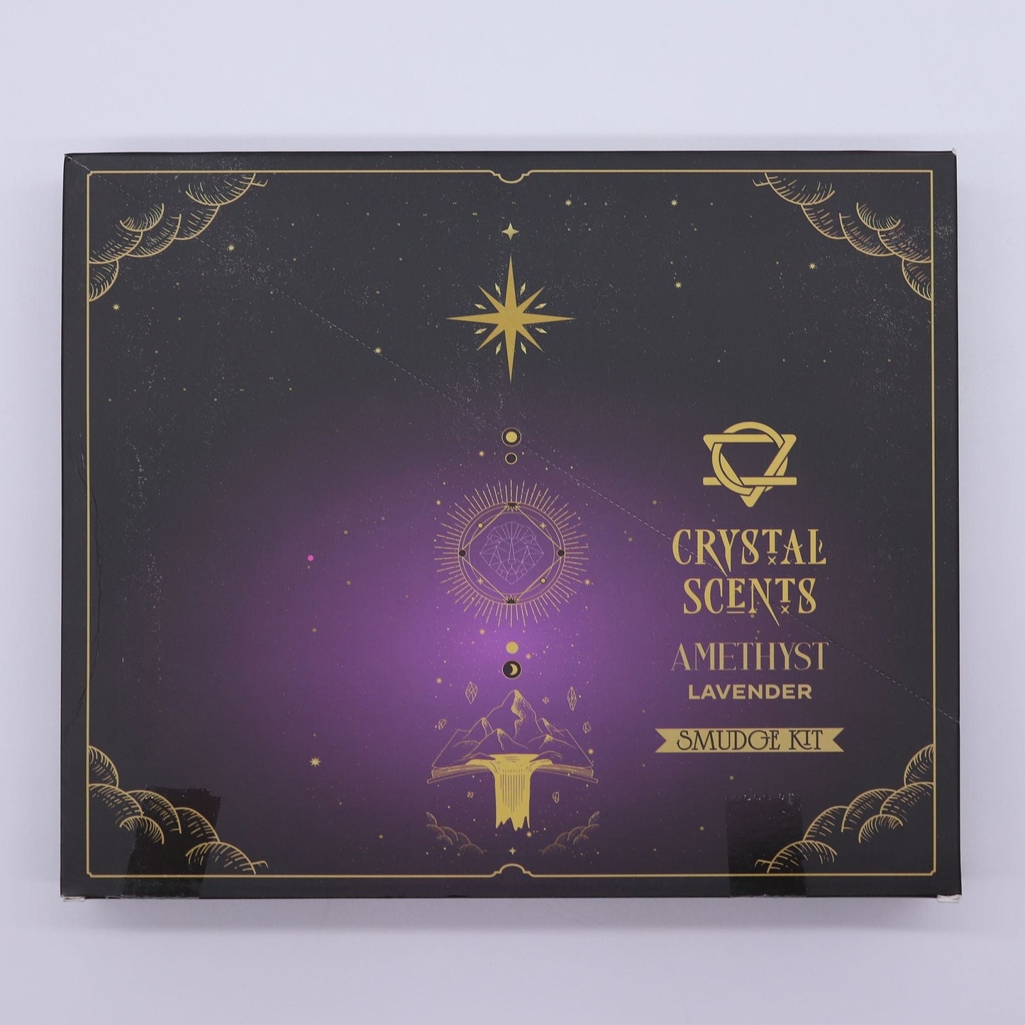 Amethyst Crystal Scents Smudge Incense - Lavender - Luna Panther