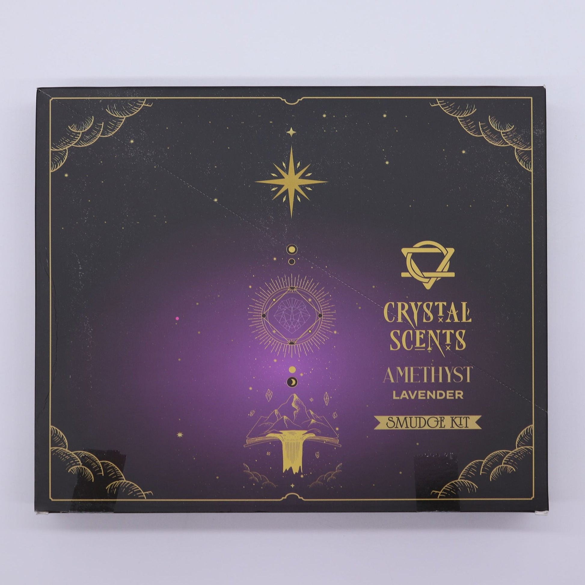 Amethyst Crystal Scents Smudge Incense - Lavender - Luna Panther